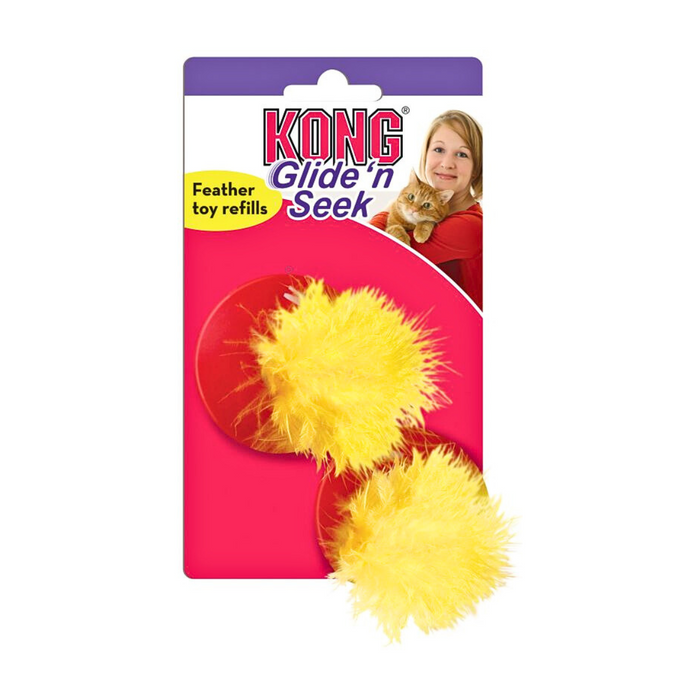 KONG Leksak Feather refill 2p - Katt