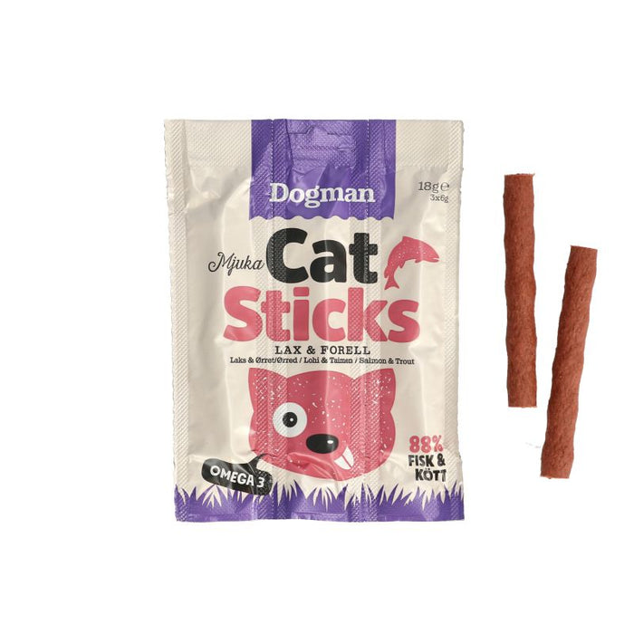 Kattgodis - Cat sticks lax forell 3p