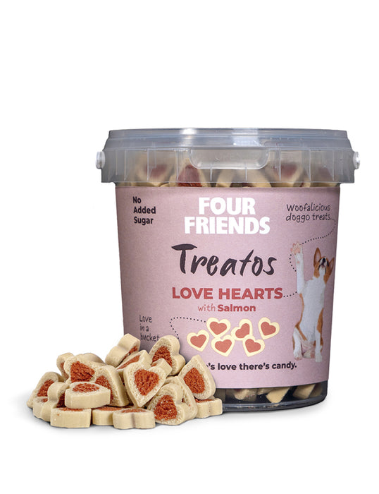 Hundgodis - Treatos Love Hearts 500 g
