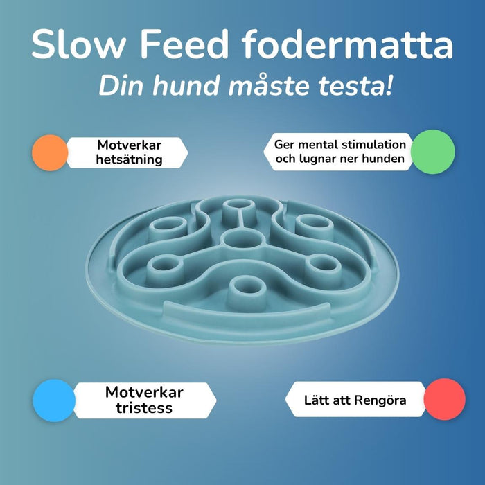 Slow Feed fodermatta ø 28 cm