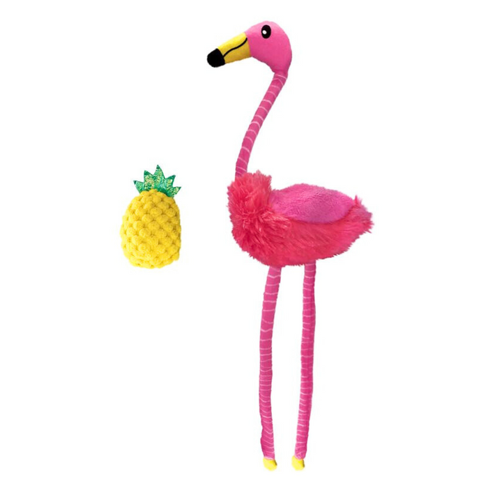 KONG Tropics Flamingo - Kattleksak